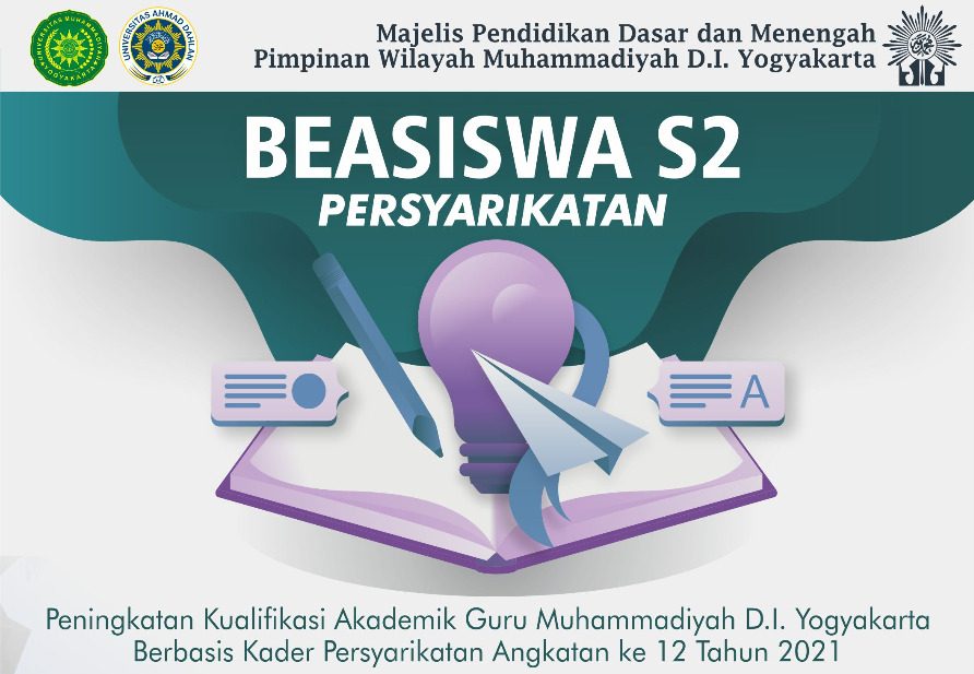 Pengumuman Seleksi Peserta Beasiswa S2 Muhammadiyah D.I. Yogyakarta TA. 2021/2022
