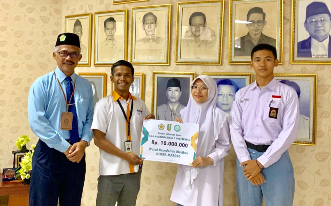 SMA Muhi Yogyakarta Salurkan Bantuan untuk Korban Gempa Maroko
