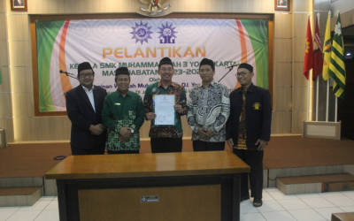 Pelantikan Kepala Sekolah SMK Muhammadiyah 3 Yogyakarta Masa Jabatan 2023 – 2027